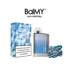 VAPER DESECHABLE BALMY GO CRYSTAL 20MG BLUE DRAGON (FRUTA DRAGÓN, ARÁNDOS Y BOMBÓN HELADO)