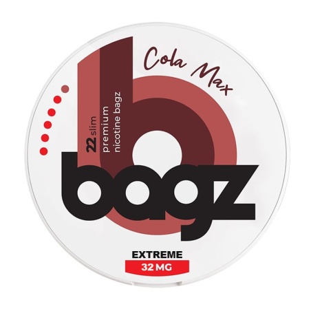 PACK 5 BOTES BAGZ COLA 32MG (EXTREME)