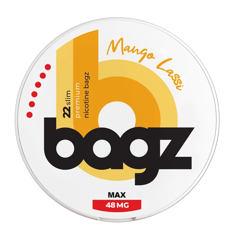 PACK 5 BOTES BAGZ MANGO LASSI 48MG (MAX)