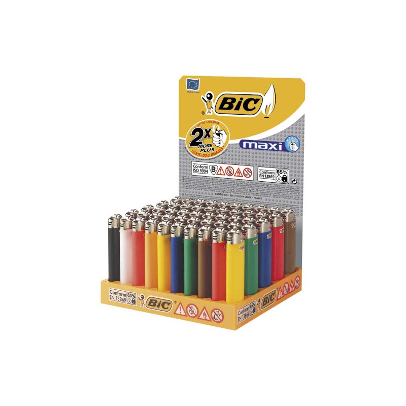 ENCENDEDOR MAXI BIC J26 COLORES (50)