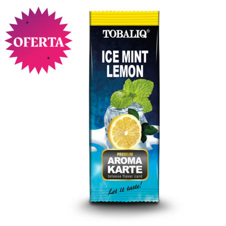 TARJETA AROMATIZANTE TOBALIQ ICE MINT LEMON (25)