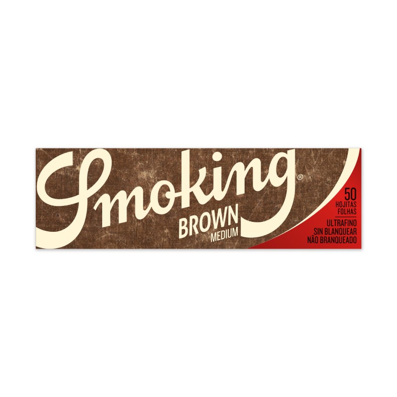 PAPEL SMOKING BROWN 1.1/4 (78MM)(25) 