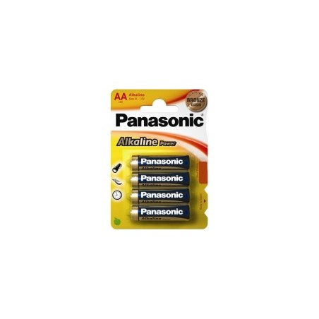 PILA PANASONIC ALKALINA POWER  LR06 BRONCE AA (4X12)