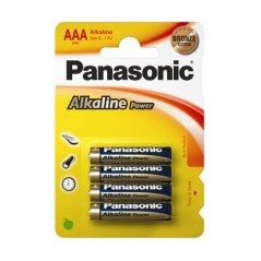 PILA PANASONIC ALKALINA POWER LR03 BRONCE AAA (4X12)