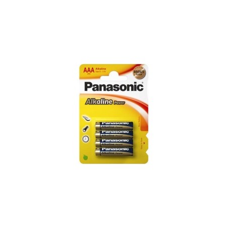 PILA PANASONIC ALKALINA POWER LR03 BRONCE AAA (4X12)