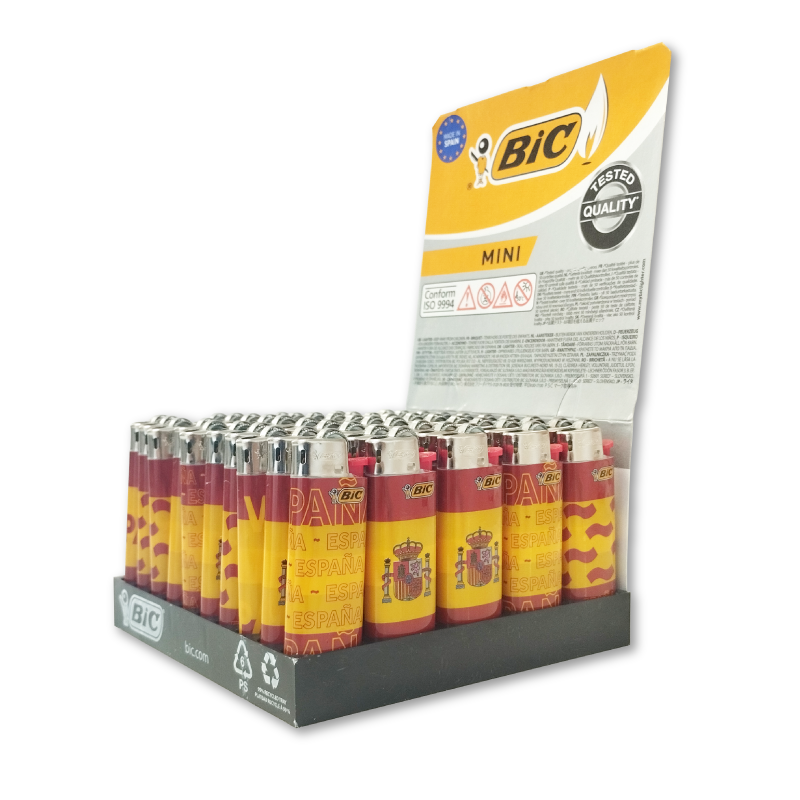 ENCENDEDOR MINI BIC J25 ESPAÑA (50)