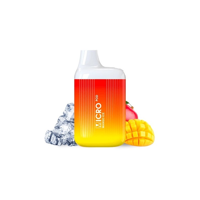 PACK 10 VAPER MICRO POD MANGO ICE 20MG (MANGO)