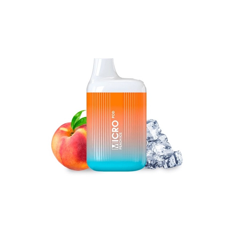 PACK 10 VAPER MICRO POD PEACH ICE 20MG (MELOCOTÓN)