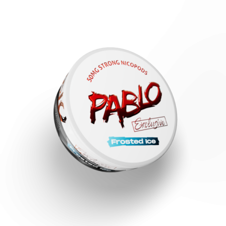 PACK 10 PABLO EXCLUSIVE FROSTED ICE 50MG (MENTA FUERTE)