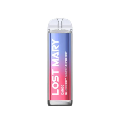 PACK 10 VAPER DESECHABLE QM LOST MARY BLUEBERRY SOUR RASPBERRY 20MG (ARÁNDANOS, FRAMBUESA ÁCIDA)