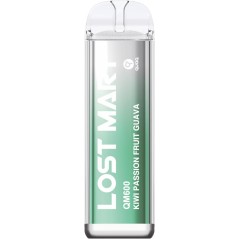 PACK 10 VAPER DESECHABLE QM LOST MARY KIWI PASSION FRUIT GUAVA 20MG (KIWI, FRUTA DE LA PASIÓN Y GUAVA)