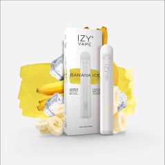 PACK 5 VAPERS DESECHABLES IZY VAPE 0MG BANANA ICE (PLATANO)