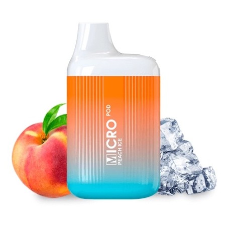 PACK 10 VAPER MICRO POD PEACH ICE 20MG (MELOCOTÓN)