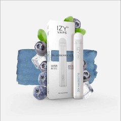 PACK 5 VAPERS DESECHABLES IZY VAPE 0MG BLUEBERRY ICE (ARANDANOS)