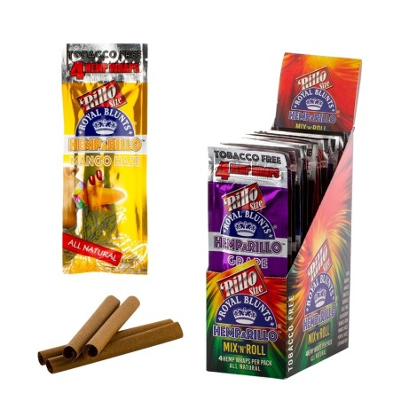 BLUNT HEMPaRILLO MIX & ROLL HEMP  (15X4)