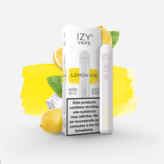 PACK 5 VAPERS DESECHABLES IZY NICOTINA 18MG LEMON ICE (LIMONADA)