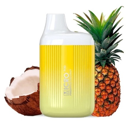 PACK 10 VAPER MICRO POD PINEAPPLE COCONUT 20MG (PIÑA Y COCO)