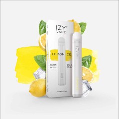 PACK 5 VAPERS DESECHABLES IZY VAPE 0MG LEMON ICE (LIMONADA)