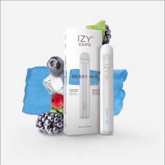 PACK 5 VAPERS DESECHABLES IZY VAPE 0MG BERRY MIX (FRUTAS DEL BOSQUE)