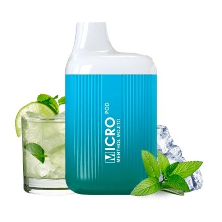 PACK 10 VAPER MICRO POD MENTHOL MOJITO 20MG (MOJITO)