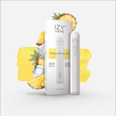 PACK 5 VAPERS DESECHABLES IZY VAPE 0MG PINEAPPLE ICE (PIÑA)