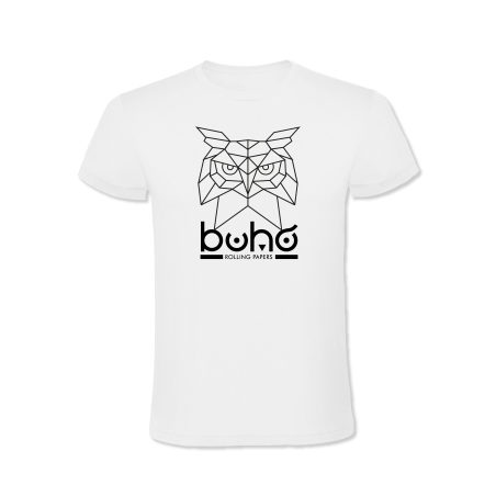 CAMISETA BUHO BLANCA CHICO T/M 