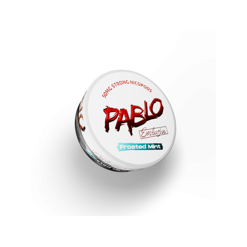 PACK 10 PABLO EXCLUSIVE FROSTED MINT 50MG (MENTA HELADA)