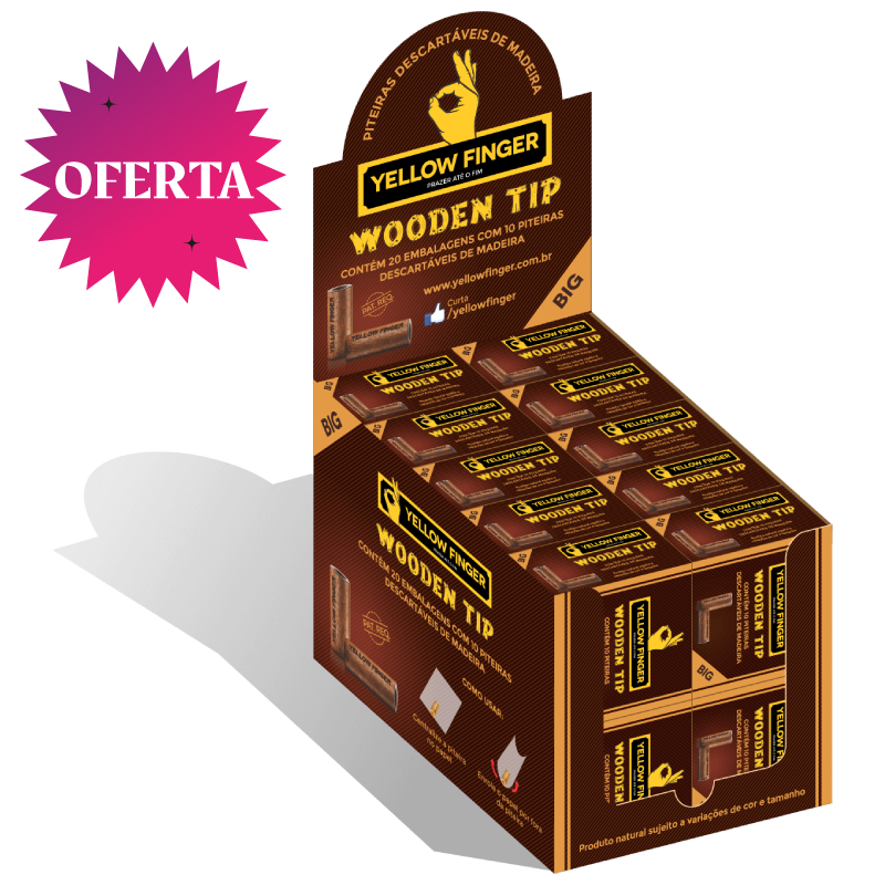 EXP 20 CAJITAS 10 FILTROS BIG MADERA