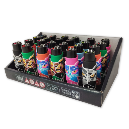 EXP. 24 ENC CLIPPER FUNDA PVC BUHO (COLORES SURTIDOS)1