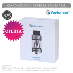 CLAROMIZADOR VAPIONEER V SERIES SILVER1