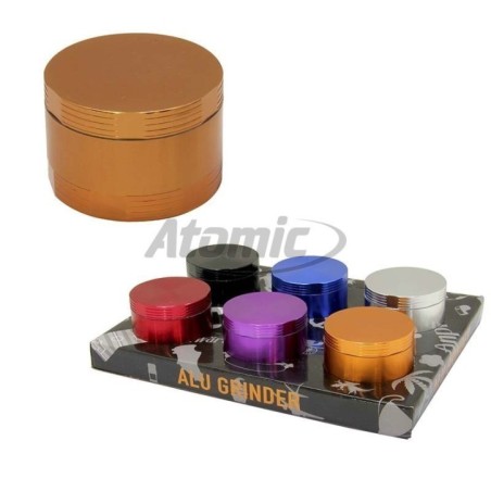 EXP 6 GRINDER METALICO ATOMIC COLORES 54MM 4PCS