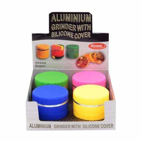 EXP 4 GRINDER TACTO GOMA ATOMIC SOFT SUPER RUBBER 63MM/4 PCS1