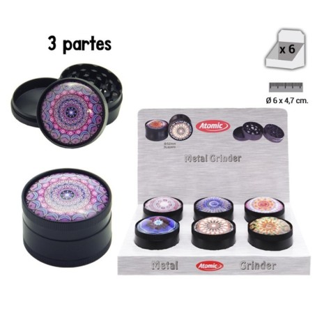 EXP 6 GRINDER ATOMIC ECLEPTIC 5CM 3PCS1