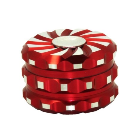 GRINDER ATOMIC PREMIUM  SPINER METAL ROJA 60MM 3PCS