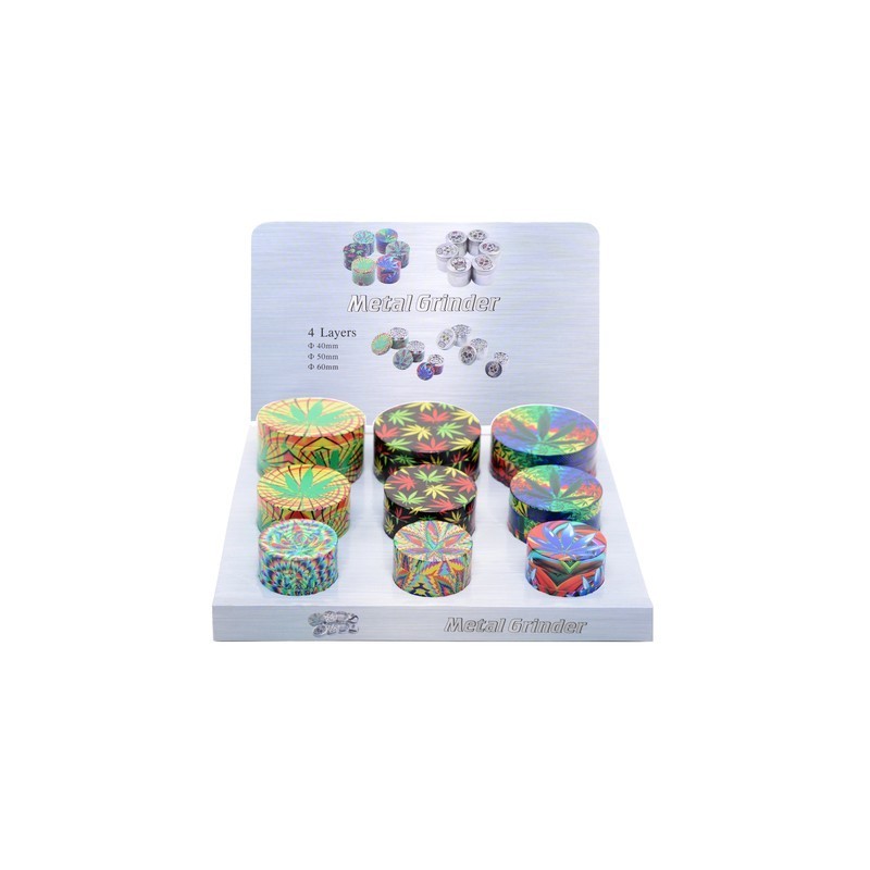 EXP 9 GRINDER METALICO ATOMIC LEAF 360 4 P 3 TAM1