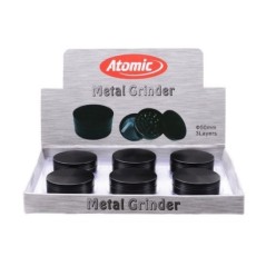 EXP 6 GRINDER METALICO ATOMIC BLACK 50MM 3PCS1