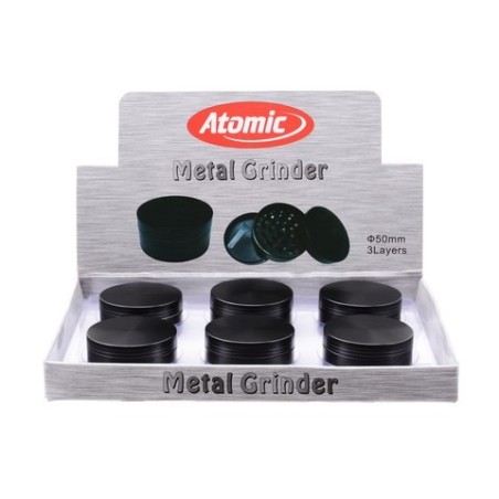 EXP 6 GRINDER METALICO ATOMIC BLACK 50MM 3PCS1