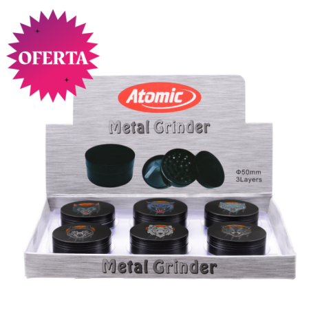EXP 6 GRINDER ATOMIC METAL WOLF 3D 50MM 3PCS1