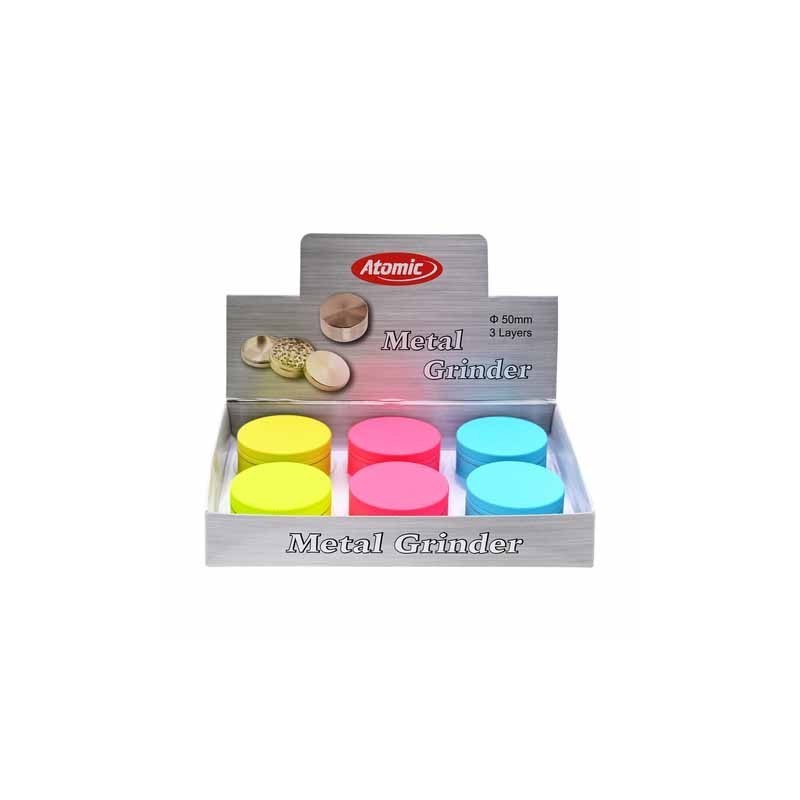 EXP 6 GRINDER ATOMIC METAL NEON 5CM 3P1