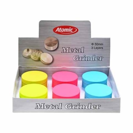 EXP 6 GRINDER ATOMIC METAL NEON 5CM 3P1