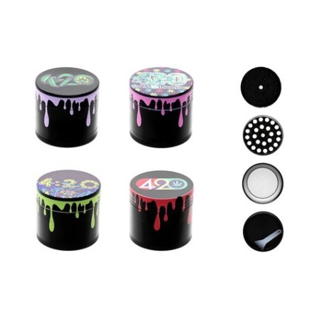 EXP 12 GRINDER ATOMIC ALL BLACK 4CM 4PCS1