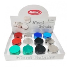 EXP 12 GRINDER ATOMIC METAL BASIC 40MM 3PCS (6 COLORES)1