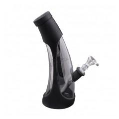BONG ATOMIC DALLAS NEGRO/CRISTAL 25CM