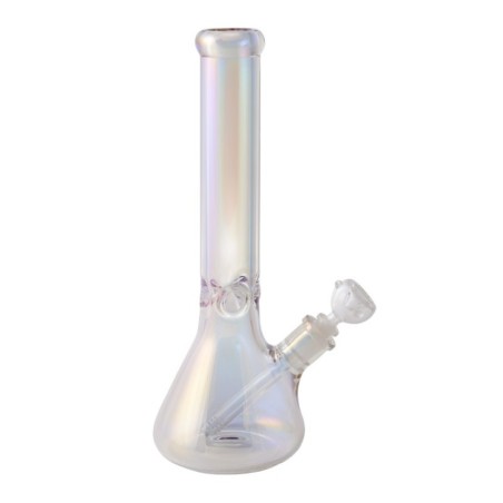 BONG CRISTAL ATOMIC LONG PEARL 9MM 38CM