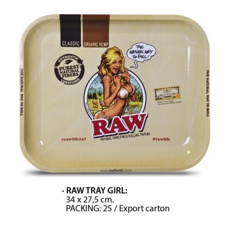 BANDEJA RAW METAL GIRL MEDIUM