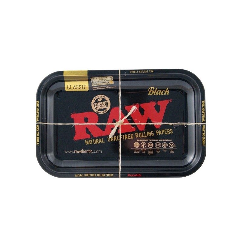 BANDEJA RAW BLACK  METAL TRAY SMALL1