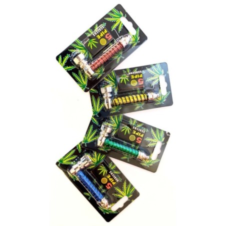 EXP 12 PIPAS METAL ESPIRAL 9CM + REJILLA