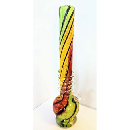 BONG CRISTAL ARTESANAL H.F. LABONI 46CM RASTA