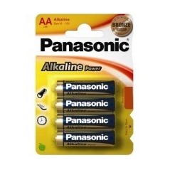 PILA PANASONIC ALKALINA POWER  LR06 BRONCE AA (4X12)