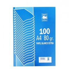 PAQUETE FOLIOS A4 PACSA DE 100 HOJAS 80GR